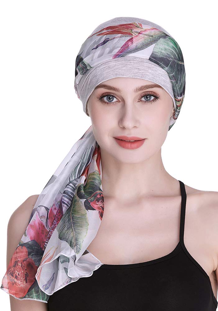 FocusCare Chemo Caps For Hair Loss Women HeadWraps Scarfs Wig Accessories Headcover - Image 1